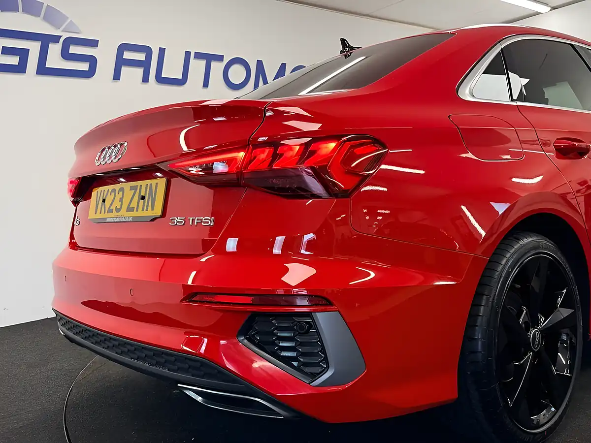 Used 2023 Audi A3 Saloon S Line Tango and Cash Red - Interior and Exterior details 14