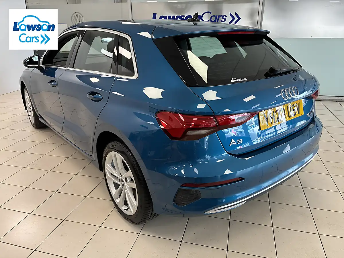 Used 2023 Audi A3 Sport Atoll Blue Metallic - Interior and Exterior details 12