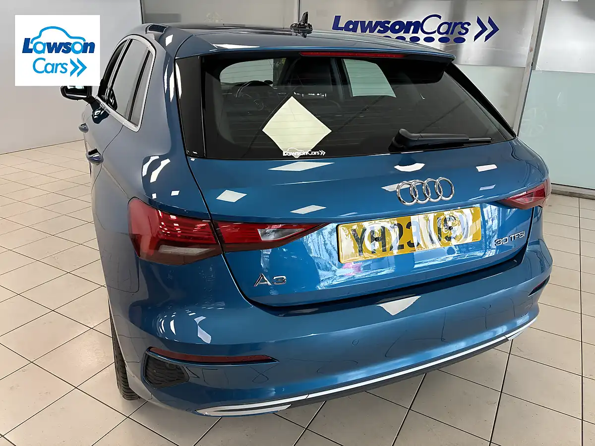 Used 2023 Audi A3 Sport Atoll Blue Metallic - Interior and Exterior details 13
