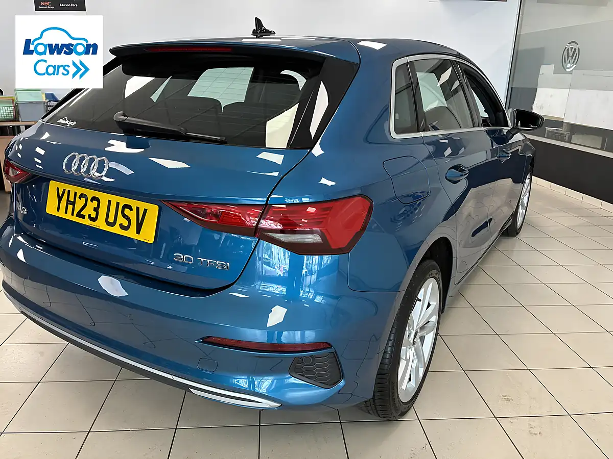 Used 2023 Audi A3 Sport Atoll Blue Metallic - Interior and Exterior details 16