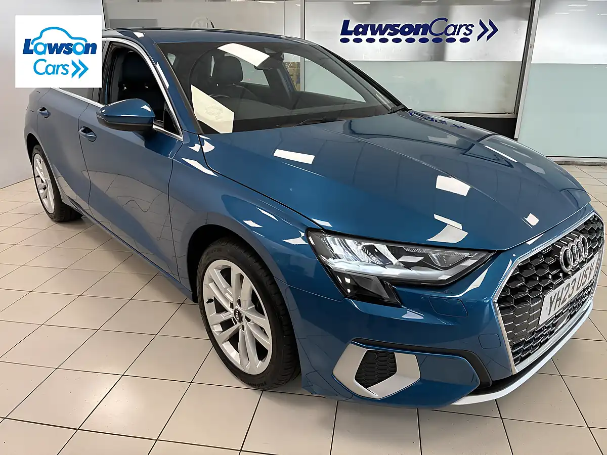 Used 2023 Audi A3 Sport Atoll Blue Metallic - Interior and Exterior details 20