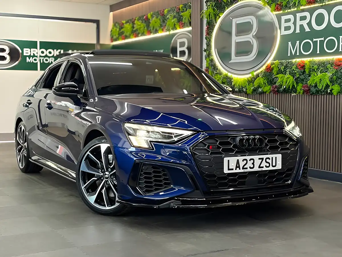 Used 2023 Audi A3 Vorsprung Blue - Front View