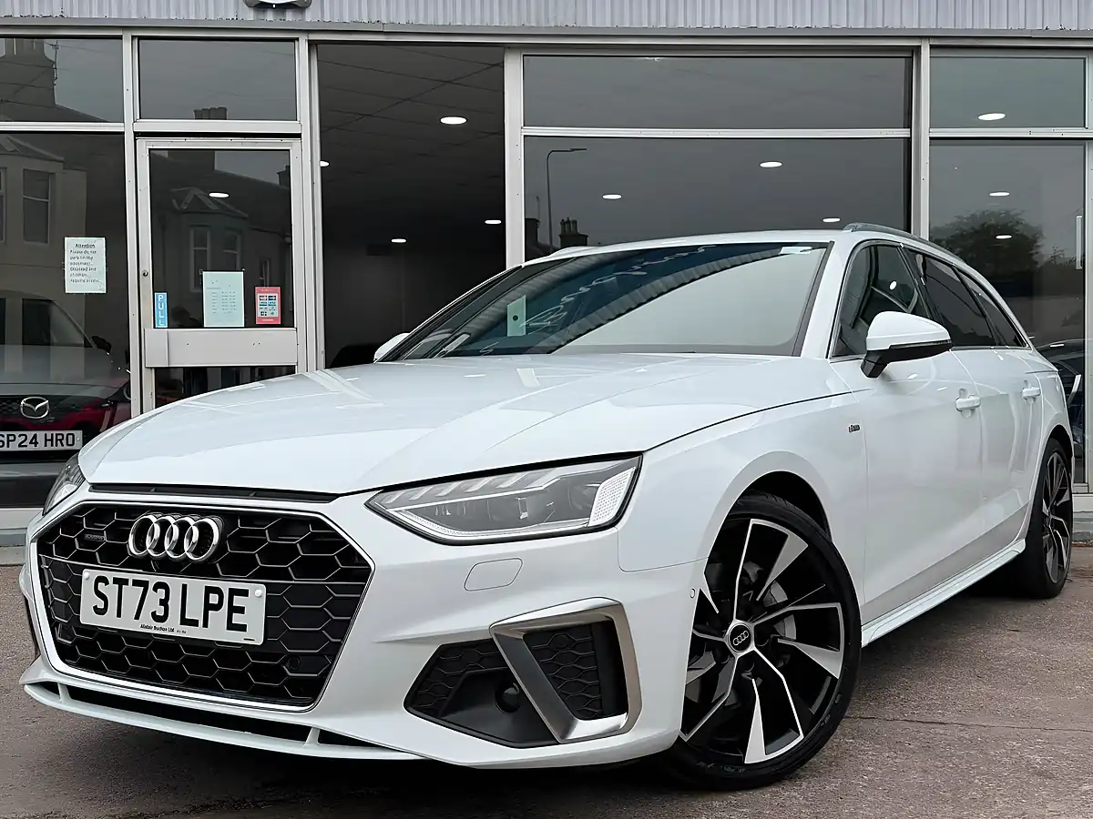 Used 2023 Audi A4 Avant S Line Glacier White - Front View