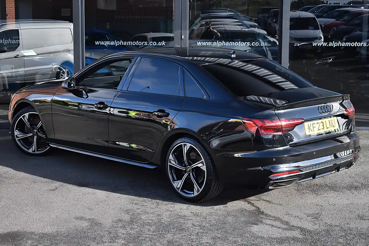 Used 2023 Audi A4 Black Edition Mythos Black - Interior and Exterior details 2