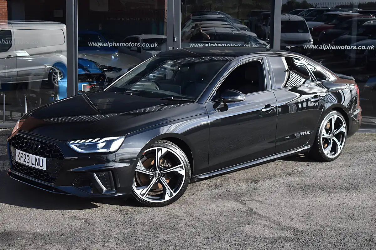 Used 2023 Audi A4 Black Edition Mythos Black - Interior and Exterior details 4