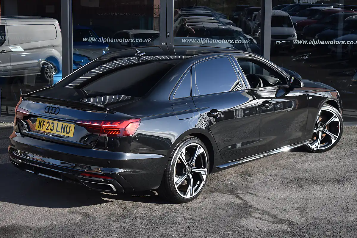 Used 2023 Audi A4 Black Edition Mythos Black - Interior and Exterior details 5