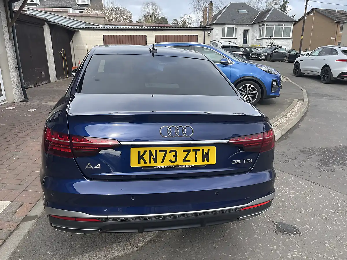 Used 2023 Audi A4 S Line Blue - Interior and Exterior details 9