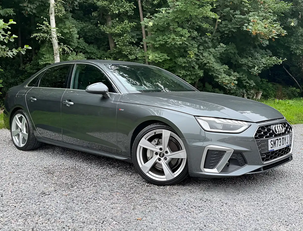 Used 2023 Audi A4 S Line Daytona Grey - Front View