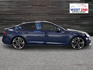 Used 2023 Audi A5 Black Edition Blue - Interior and Exterior details 2