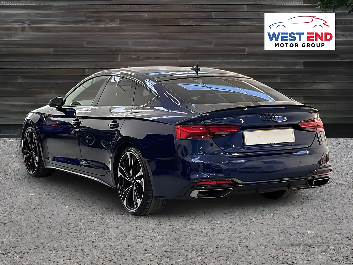 Used 2023 Audi A5 Black Edition Blue - Interior and Exterior details 3