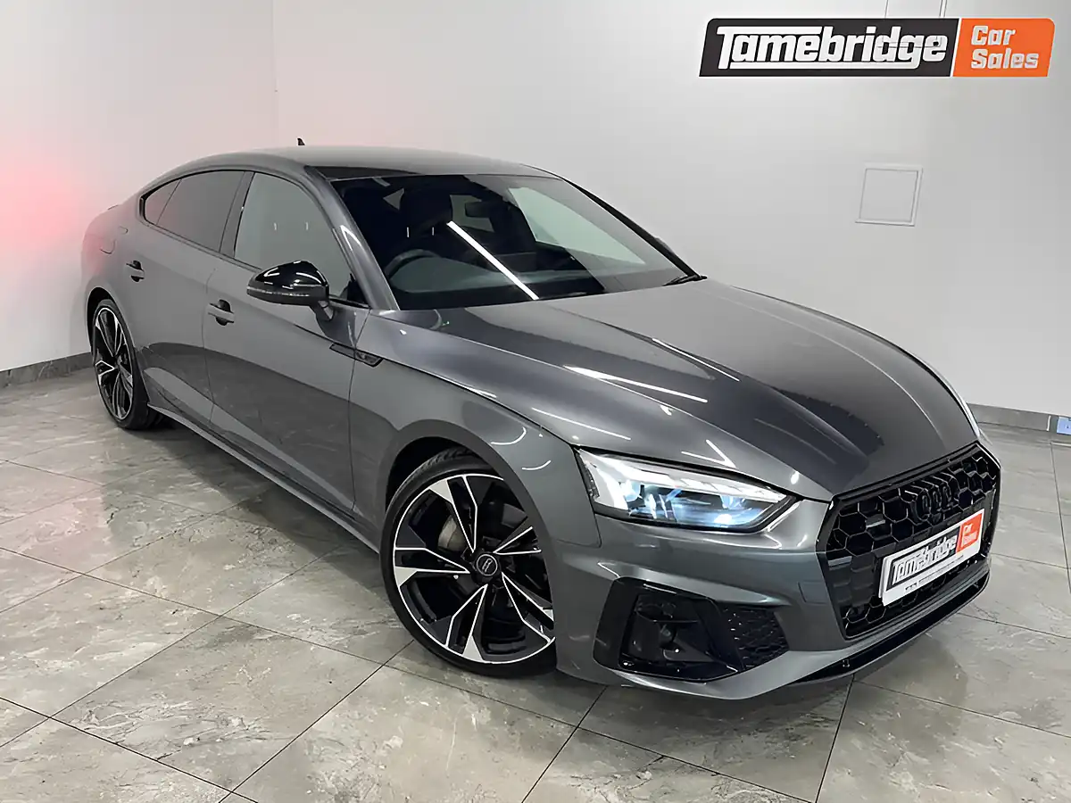 Used 2023 Audi A5 Black Edition Grey - Front View