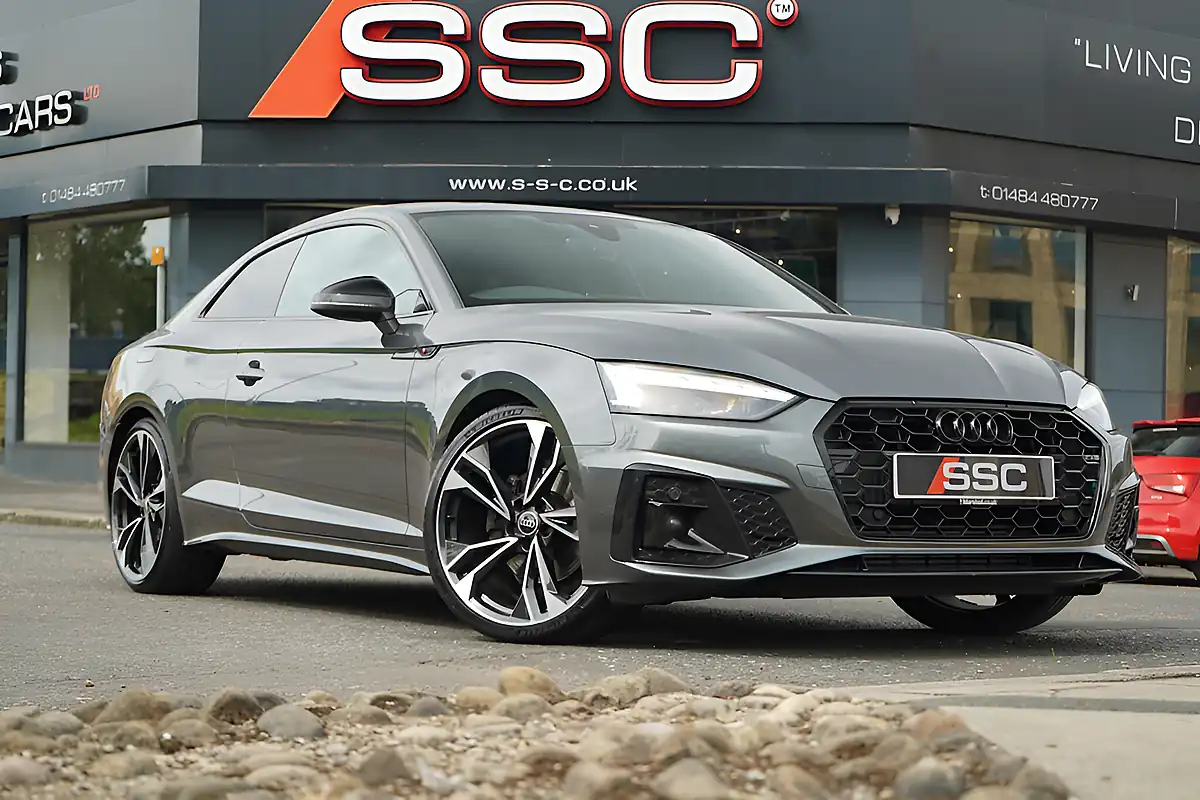 Used 2023 Audi A5 Black Edition Grey - Front View
