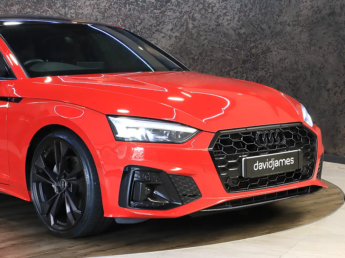 Used 2023 Audi A5 Black Edition Red - Interior and Exterior details 19