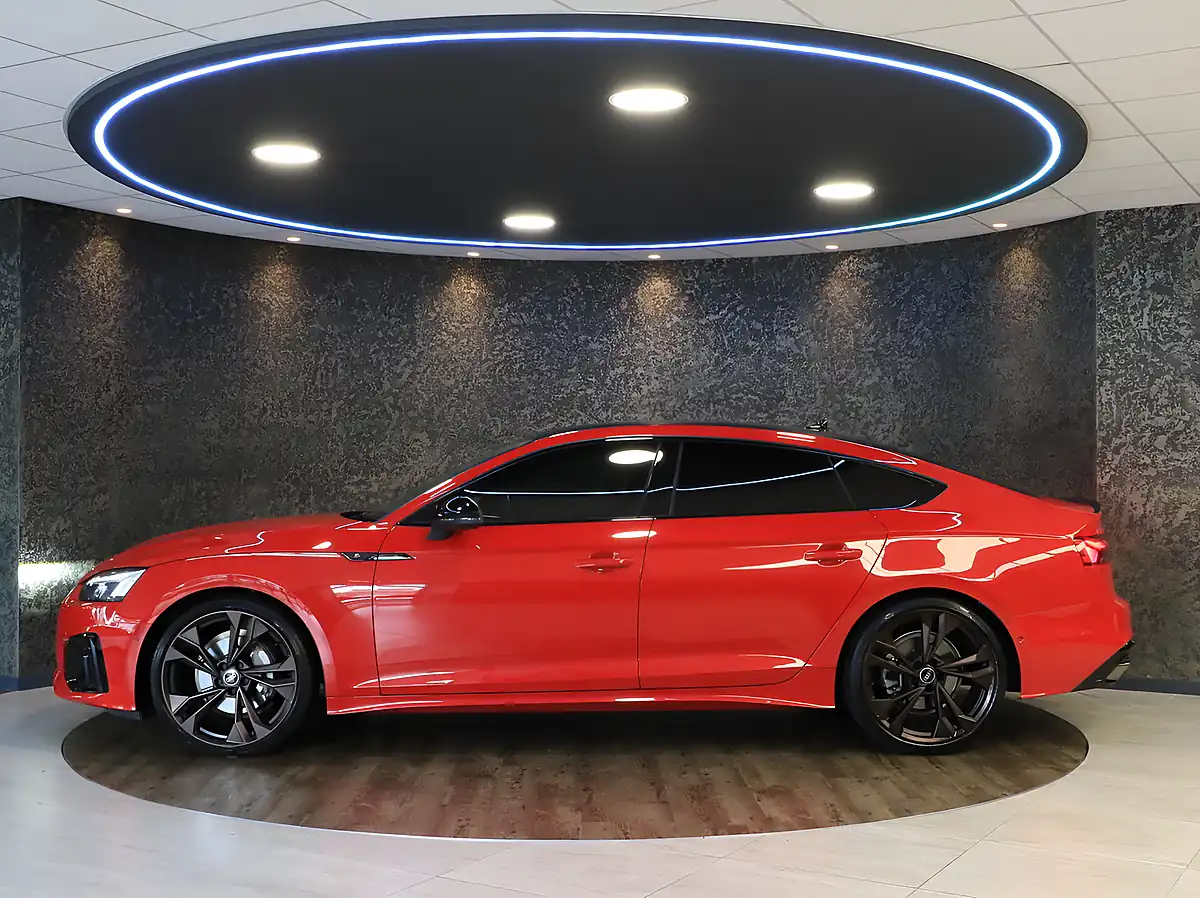Used 2023 Audi A5 Black Edition Red - Interior and Exterior details 4
