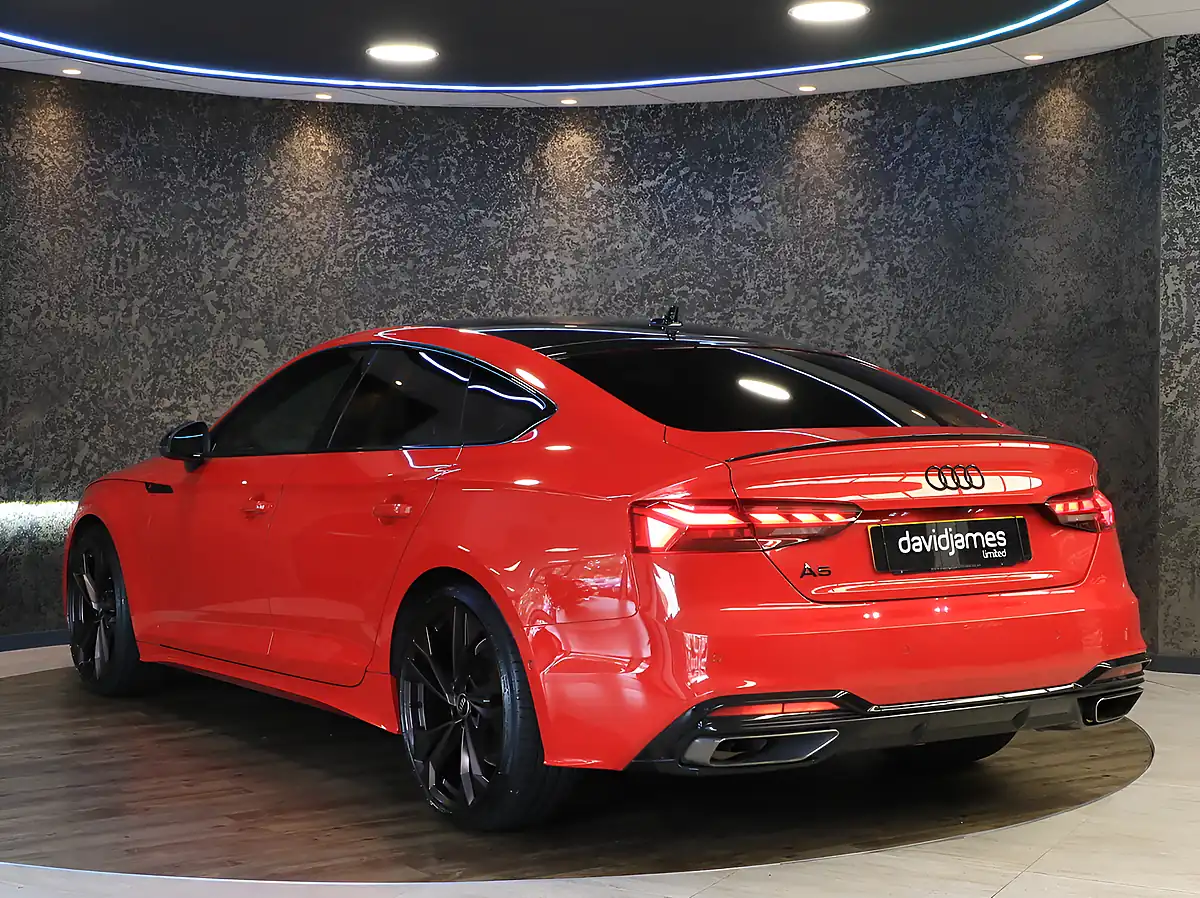Used 2023 Audi A5 Black Edition Red - Interior and Exterior details 5