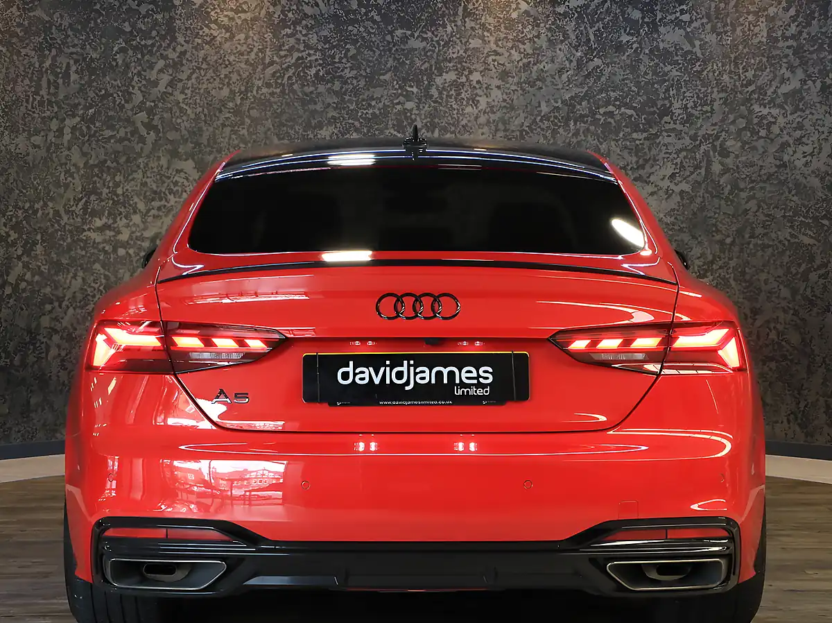 Used 2023 Audi A5 Black Edition Red - Interior and Exterior details 6