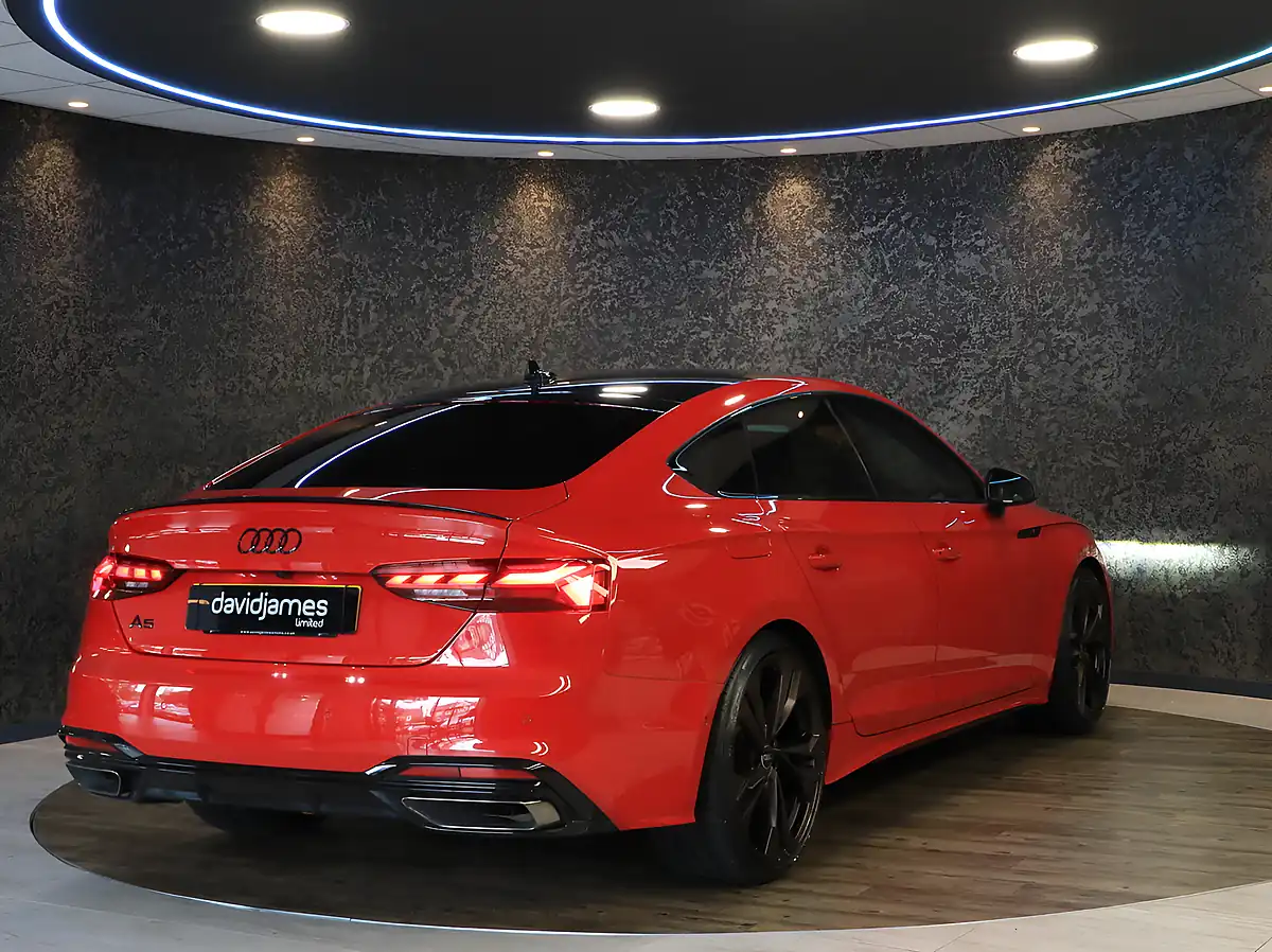 Used 2023 Audi A5 Black Edition Red - Interior and Exterior details 7