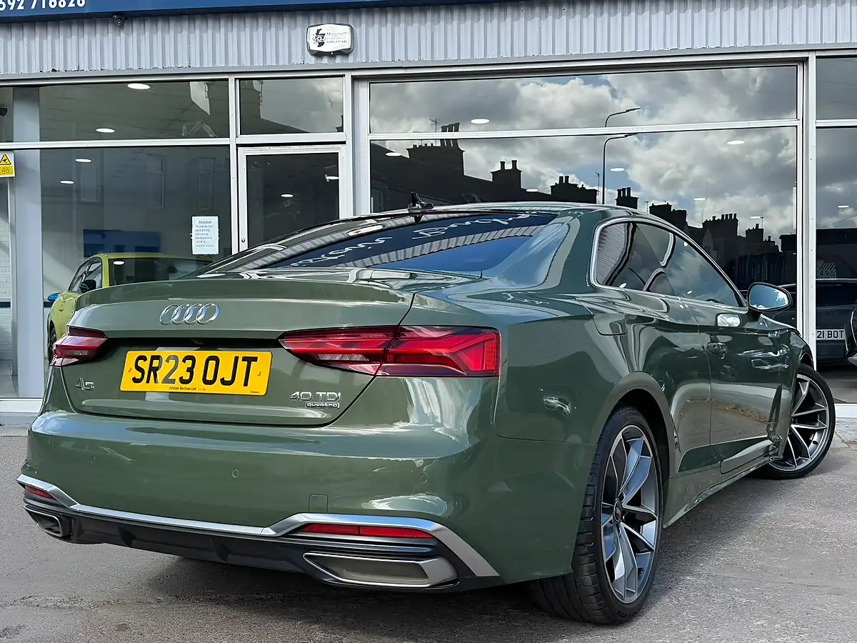 Used 2023 Audi A5 S Line District Green - Interior and Exterior details 3