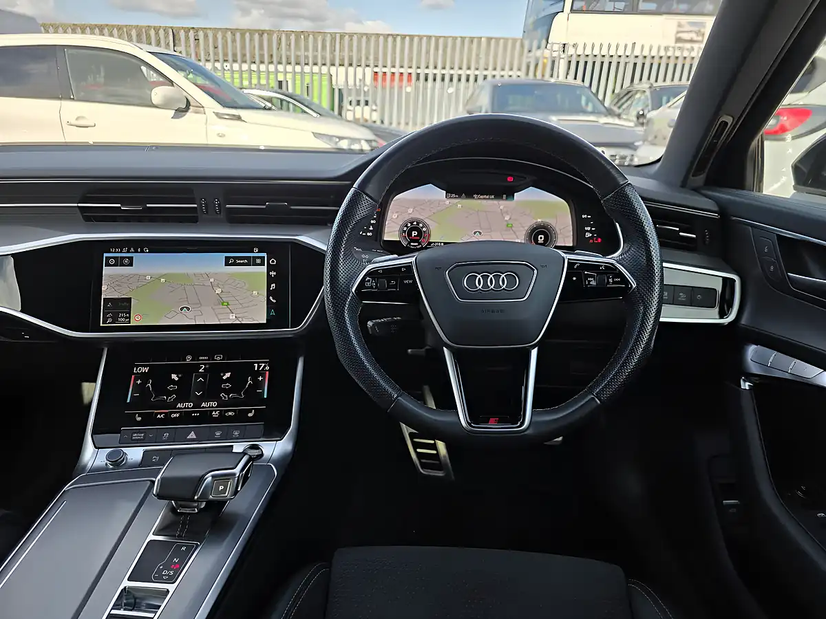 Used 2023 Audi A6 S Line Blue - Interior and Exterior details 12