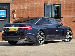 Used 2023 Audi A6 S Line Blue - Interior and Exterior details 6