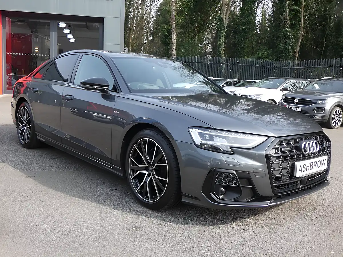 Used 2023 Audi A8 Black Edition Daytona Grey Pearl Effect - Interior and Exterior details 6