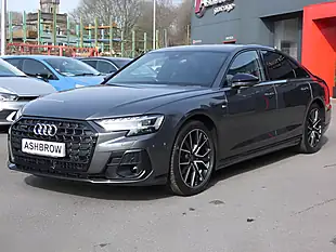 Used 2023 Audi A8 Black Edition Daytona Grey Pearl Effect - Interior and Exterior details 8