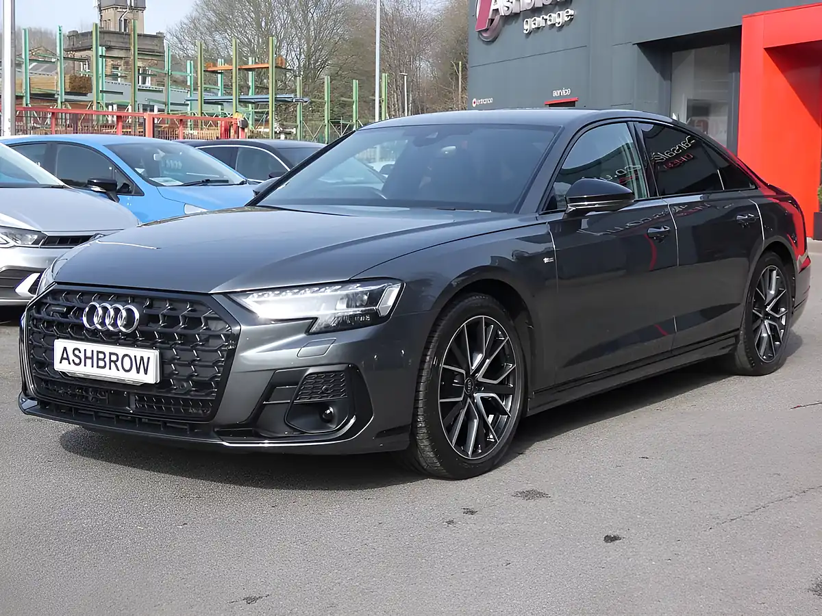 Used 2023 Audi A8 Black Edition Daytona Grey Pearl Effect - Interior and Exterior details 8
