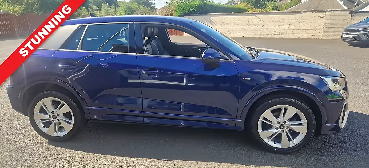 Used 2023 Audi Q2 S Line Blue - Interior and Exterior details 2
