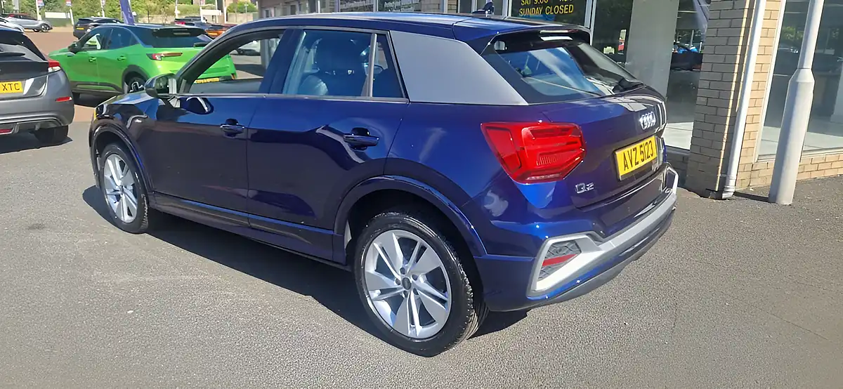 Used 2023 Audi Q2 S Line Blue - Interior and Exterior details 6