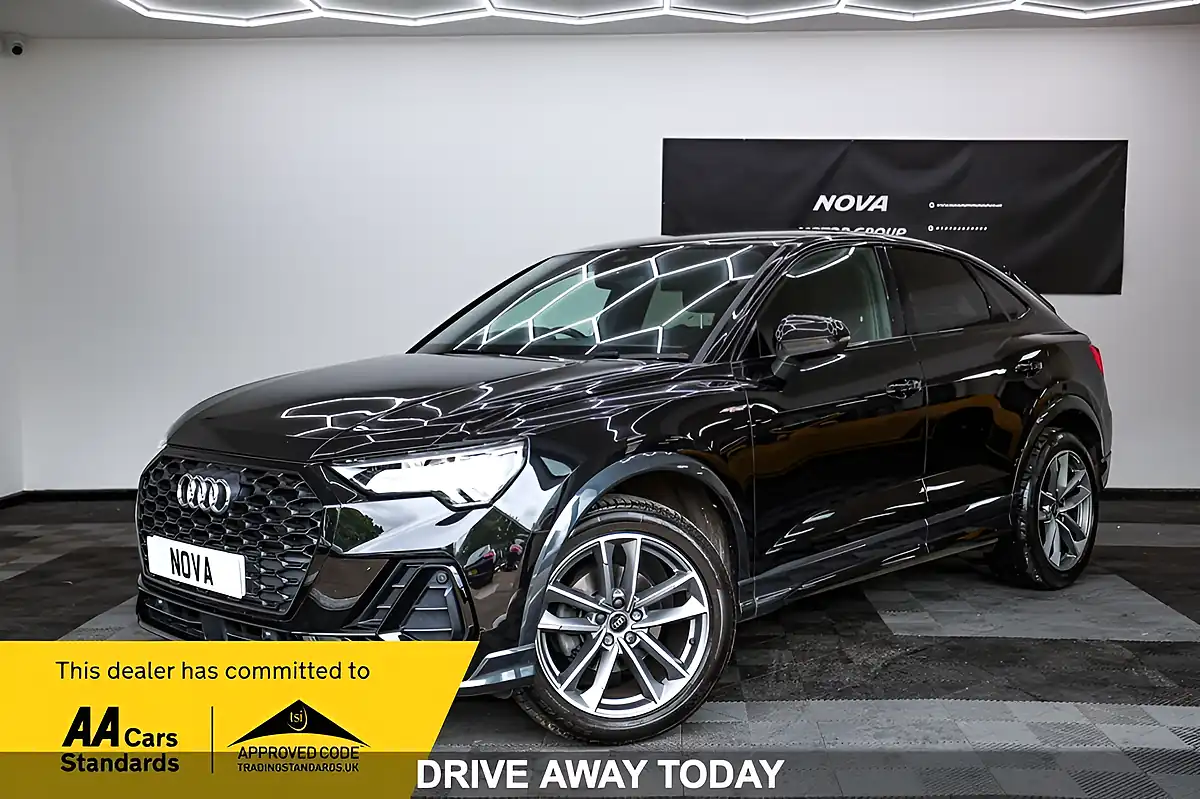 Used 2023 Audi Q3 Black Edition Sportback Black - Front View