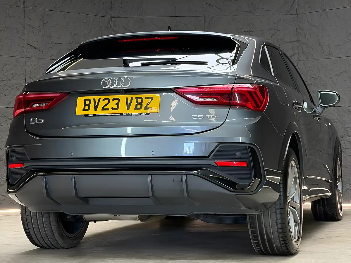 Used 2023 Audi Q3 Black Edition Sportback Grey - Interior and Exterior details 12