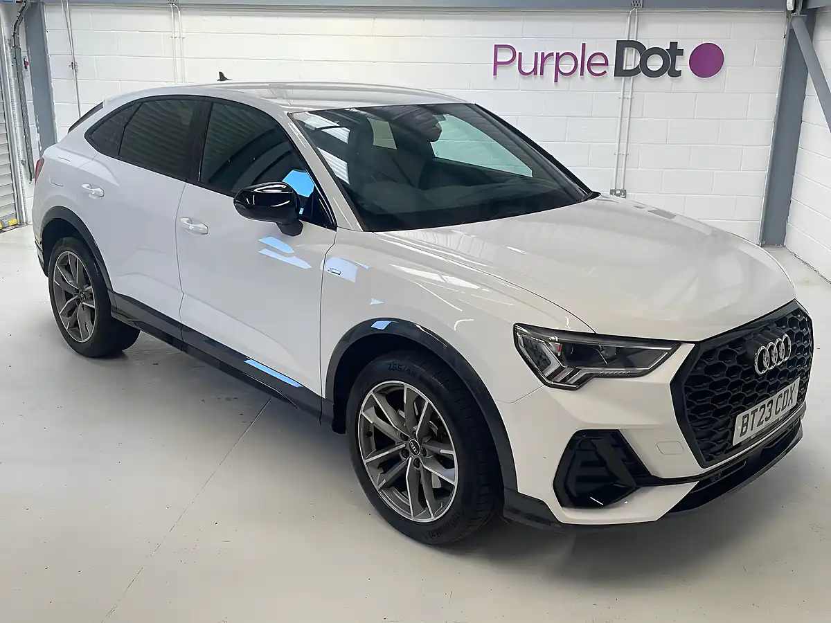 Used 2023 Audi Q3 Sportback Vorsprung E White - Front View