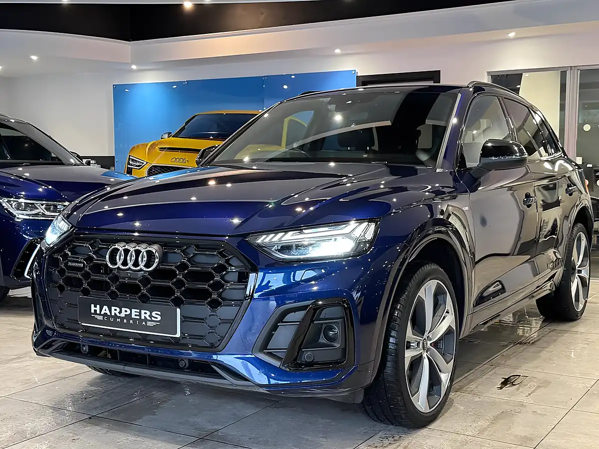 Used 2023 Audi Q5 Edition 1 Blue - Interior and Exterior details 3