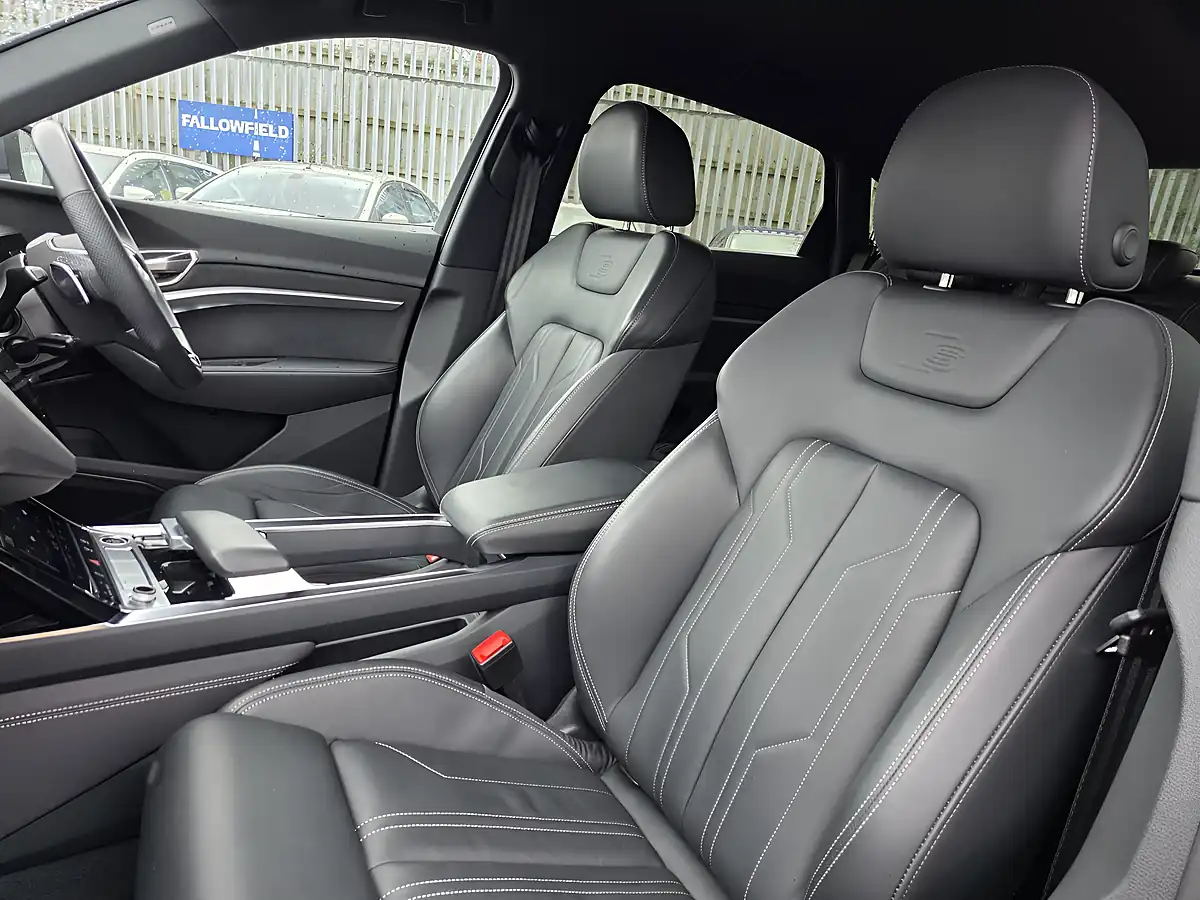 Used 2023 Audi Q8 E-Tron S Line Grey - Interior and Exterior details 12