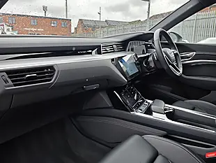 Used 2023 Audi Q8 E-Tron S Line Grey - Interior and Exterior details 3