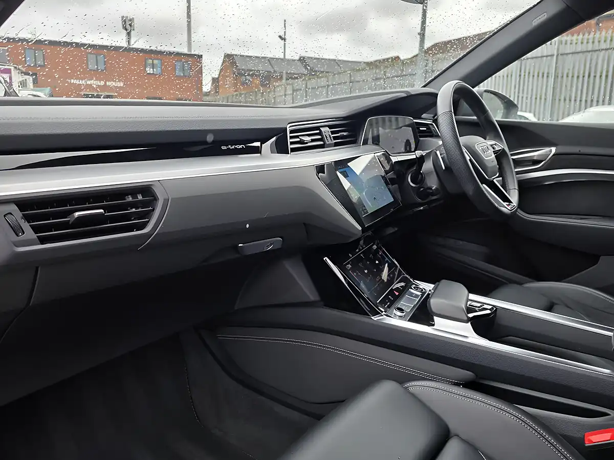 Used 2023 Audi Q8 E-Tron S Line Grey - Interior and Exterior details 3