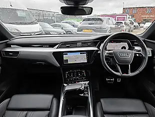 Used 2023 Audi Q8 E-Tron S Line Grey - Interior and Exterior details 4