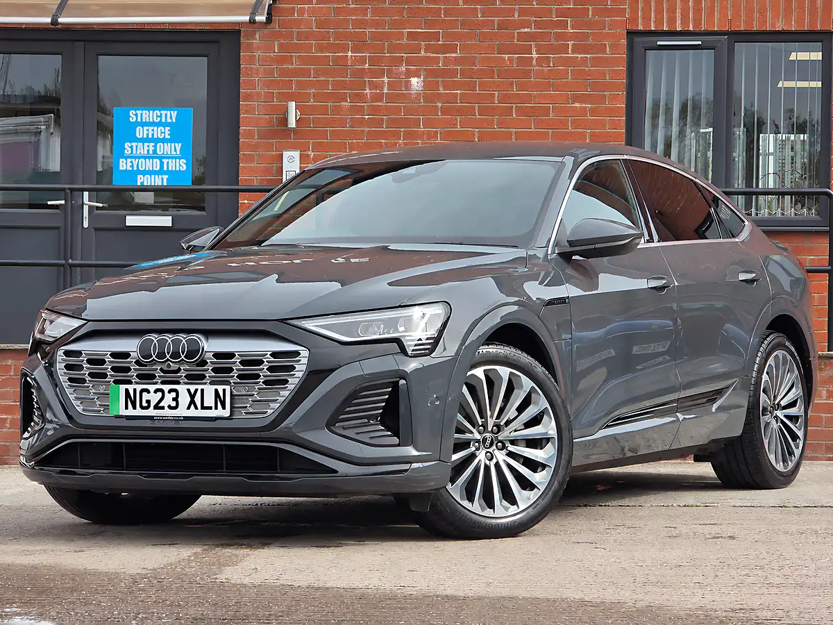 Used 2023 Audi Q8 E-Tron S Line Grey - Interior and Exterior details 5