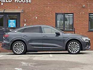 Used 2023 Audi Q8 E-Tron S Line Grey - Interior and Exterior details 7