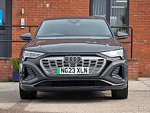 Used 2023 Audi Q8 E-Tron S Line Grey - Interior and Exterior details 8