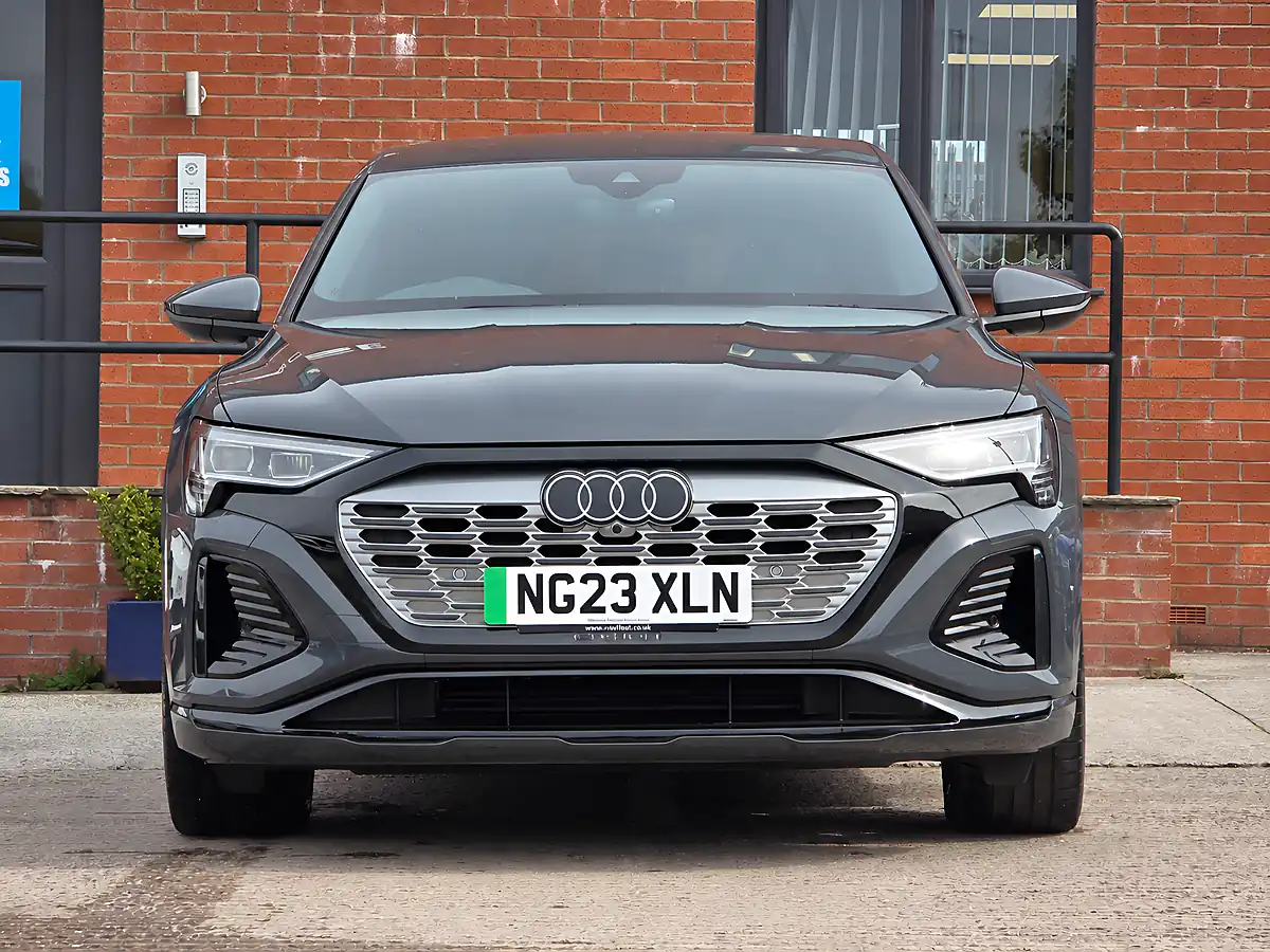 Used 2023 Audi Q8 E-Tron S Line Grey - Interior and Exterior details 8
