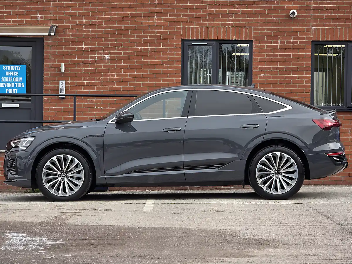 Used 2023 Audi Q8 E-Tron S Line Grey - Interior and Exterior details 9