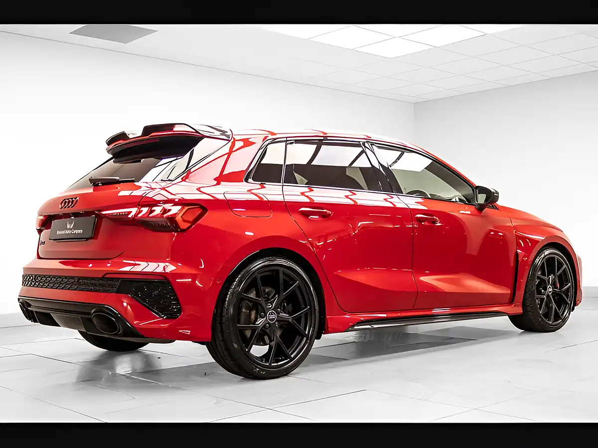 Used 2023 Audi RS3 Carbon Black Red - Interior and Exterior details 4