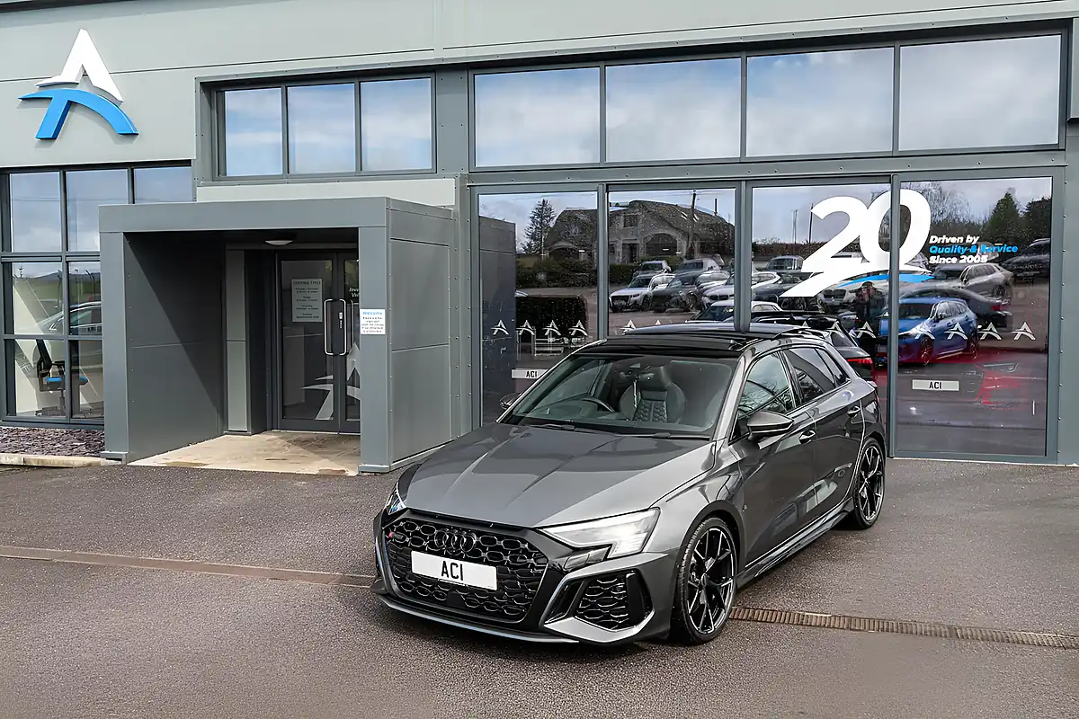 Used 2023 Audi RS3 Vorsprung Sportback Daytona Grey - Interior and Exterior details 5
