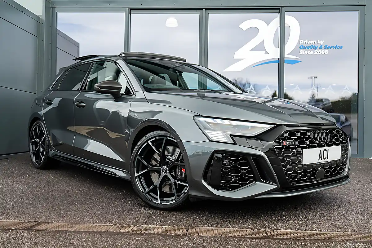 Used 2023 Audi RS3 Vorsprung Sportback Daytona Grey - Interior and Exterior details 7
