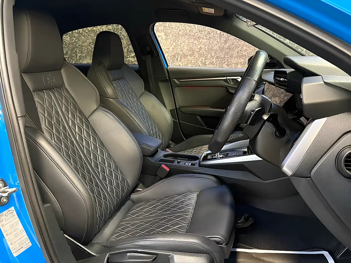Used 2023 Audi S3 Black Edition Blue - Interior and Exterior details 12