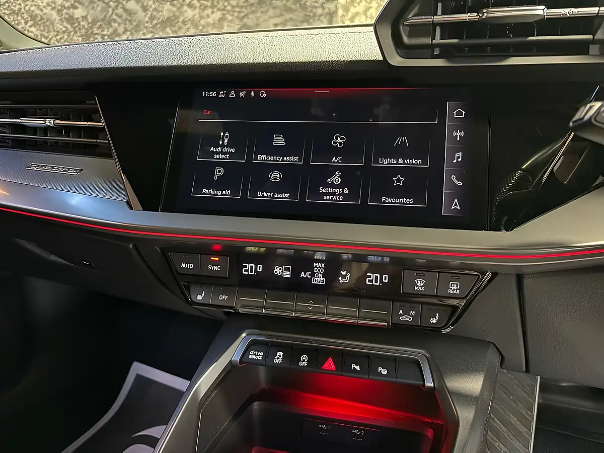 Used 2023 Audi S3 Black Edition Blue - Interior and Exterior details 13