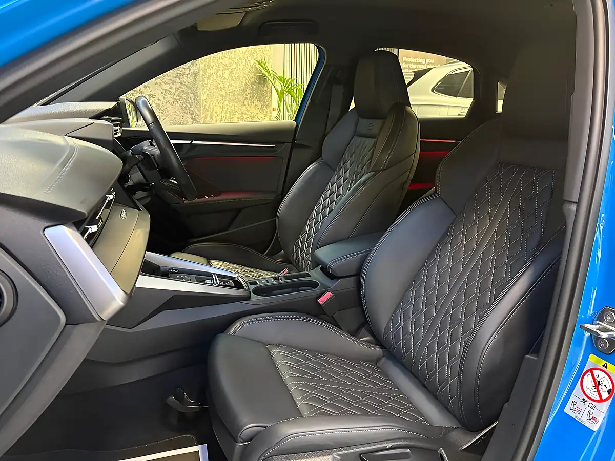 Used 2023 Audi S3 Black Edition Blue - Interior and Exterior details 15