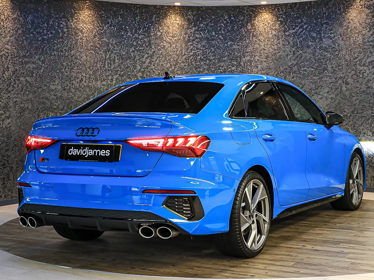Used 2023 Audi S3 Black Edition Blue - Interior and Exterior details 8