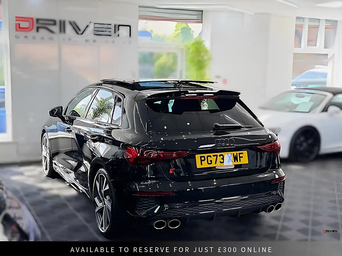 Used 2023 Audi S3 Black Edition Sportback Black - Interior and Exterior details 2